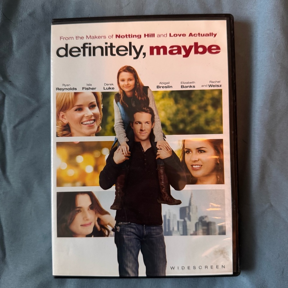 Definitely, Maybe (DVD, 2008, Widescreen) Disc Tested, Working